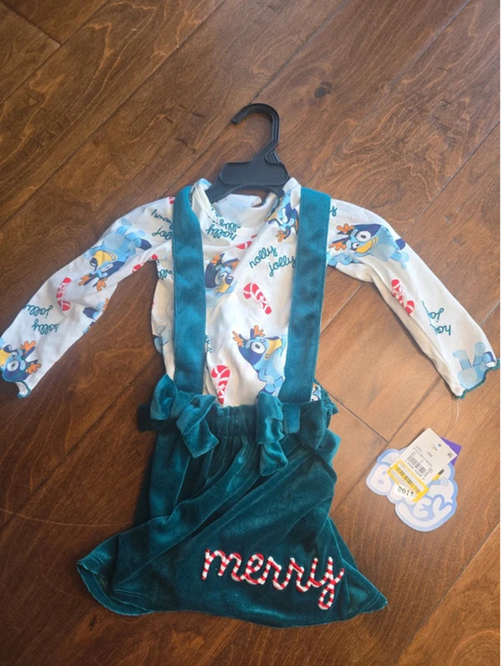 18m brand new bluey from disney christmas dress.Item 11G6